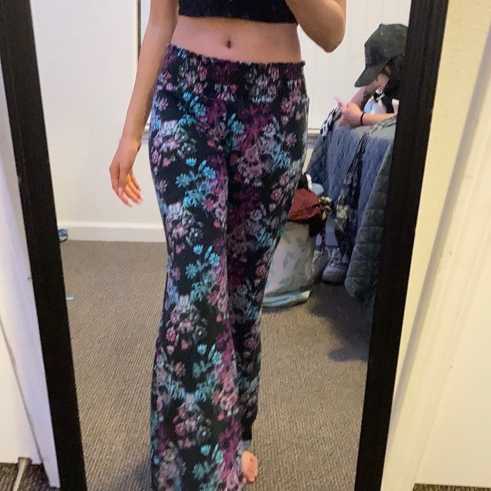 * kids * floral jeggings